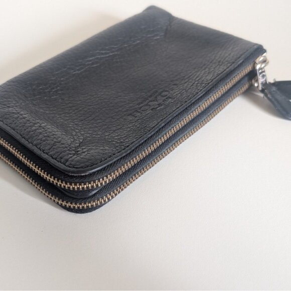 Coach Black Leather Card Holder - Picture 3 of 6